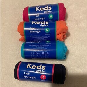Keds Vibrant Red and Orange Leggings